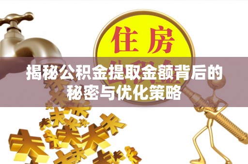 钟山揭秘公积金提取金额背后的秘密与优化策略