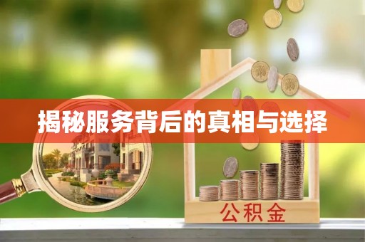 钟山揭秘服务背后的真相与选择