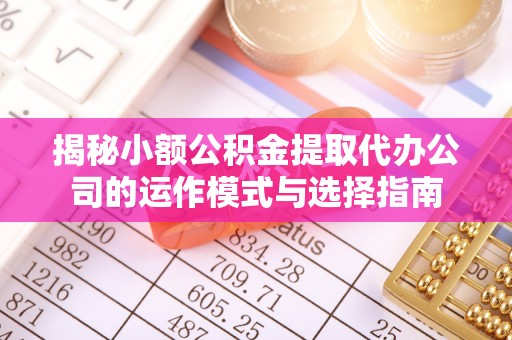 钟山揭秘小额公积金提取代办公司的运作模式与选择指南