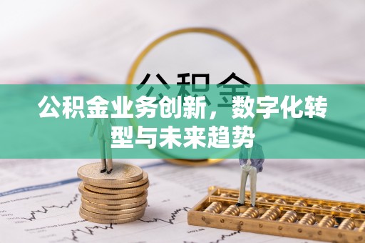 钟山公积金业务创新，数字化转型与未来趋势
